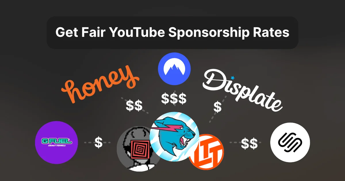 How much sponsors pay for a YouTube sponsorship? (Rates & Prices)